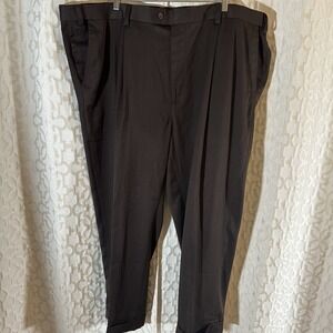 CM Gold Series Men's Pants Size 50/29 Brown Flat Front